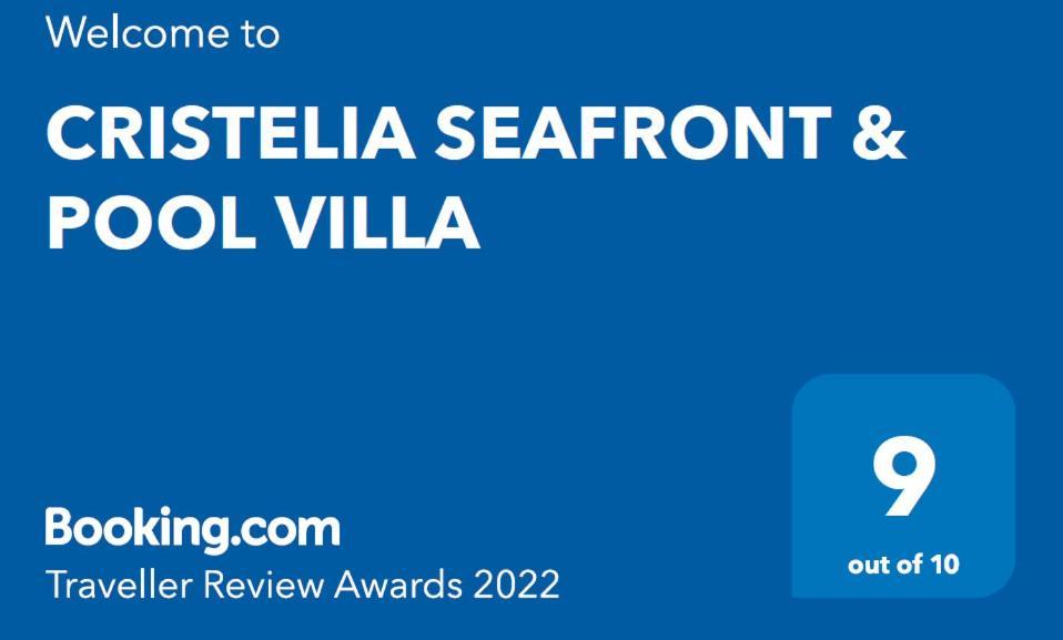 Cristelia Seafront & Pool Villa Lachania  Exterior photo