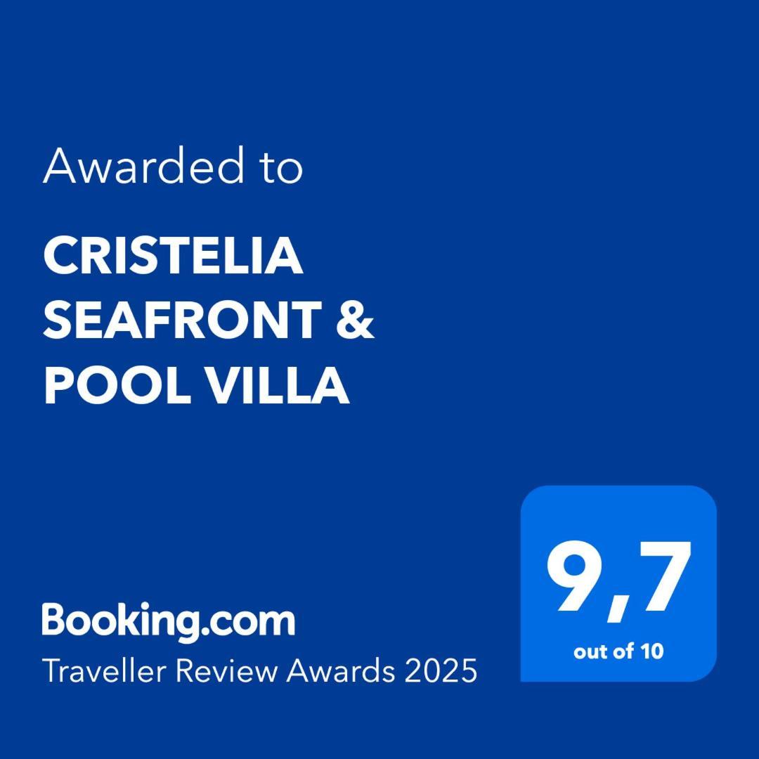 Cristelia Seafront & Pool Villa Lachania  Exterior photo